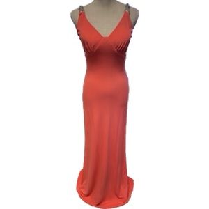 Nicole Bakti Formal with Antique Crystal Shoulders